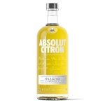Vodka Absolut Citron, Lemon Flavored Vodka. Ahus, Sweden, 40% 0.7L