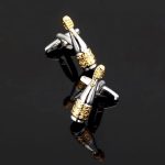 Cuff Link Champagne Bottle