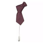 Pin Tie Bordeaux