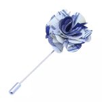 Pin Flower Blue and Yellow