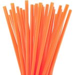Straws Orange OE 500 Pcs./Pack