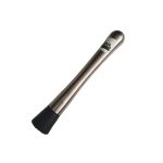 Mudler Metallic Grinder Head Black Base BarConic MUD-SS-ST-BLK