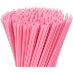 Straws Pink PK 500 Pcs./Pack