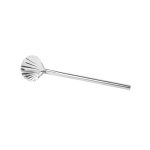 Straw Sirrer Scallop Urban Bar Silver 14cm