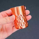 Jigger with Duct Copper 15/30/45/60 ml