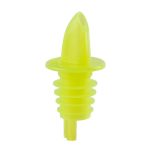 Bottle Pourer Plastic Yellow 12 Pcs./Pack