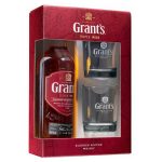 Վիսկի Grant's Triple Wood, Blended Scotch Whisky GB + 2 Glasses, Dufftown Banffshire, Scotland, 40% 0.7լ