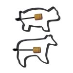 Pancake, Egg Shape Cow, Pig 2 Pcs./Pack.