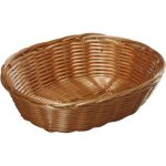 Զամբյուղ Հացի Հյուսած Օվալաձև Շագանակագույն 6x21x17սմ