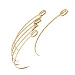 Bamboo Cocktail Picks Looped Curved Green 25 Pcs./Pack