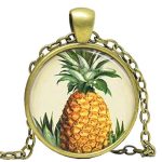 Necklace Pineapple Bronze Finish