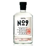 Vodka Distil N9, Small Batch Vodka, Selected Ukrainian Wheat Blended with Crystal-Pure Water from Carpatian Springs, Ukraine, 40% 0.7L