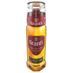 Whisky Grant's Triple Wood, Blended Scotch Whisky, with Glass, Scotland, 40% 1L