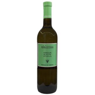 Wine Biblioteka White Semi-Sweet, Kangun and Aligote 2023, Ararat Valley, Armenia, 12.3% 0.75L