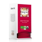 Թեյ Kusmi Four Red Fruits Organic, Berry Flavored Black Tea, 25 Enveloped Tea Bags, Paris, France, 50գ