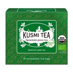 Թեյ Kusmi Spearmint Green Tea Organic, Green Tea, Mint Leaves & Flavouring, 20 MuslinTea Bags, Paris, France, 40գ