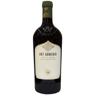 Wine Art Armenia White Semi-Sweet, Kangun and Viognier 2023, Sasunik Village, Aragatsotn Region, Armenia, 12% 0.75L