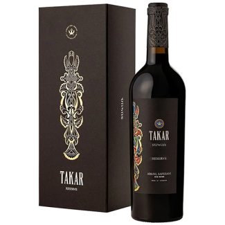 Wine Takar Reserve Red Dry, Areni and Saperavi 2020, Sasunik Village, Aragatsotn Region, Armenia, GB, 14% 0.75L